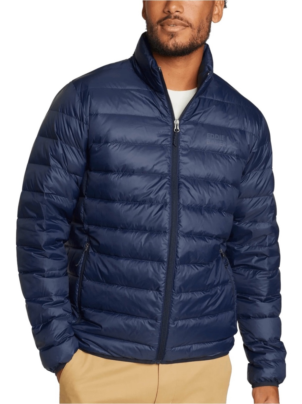 NWT Eddie Bauer Men's CirrusLite Down Jacket Lightweight Navy Men’s 2XL-Tall